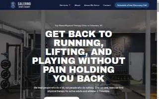 Salerno Sports Therapy website