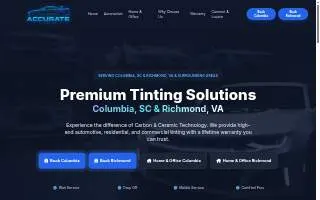 Accurate Tinting website