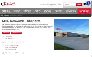 MHC Kenworth - Charlotte website