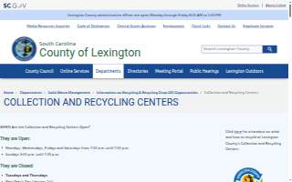 Lexington County Collection and Recycling Center at Sandhills in West Columbia