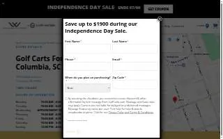 Cart Nation of Columbia website