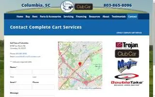 Complete Cart Services – Golf Carts website
