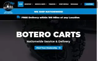 Botero Carts Columbia website