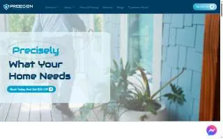 Precision Pest & Home Services website