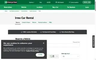 Enterprise Rent-A-Car of Irmo website