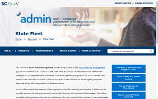 South Carolina Division State Fleet