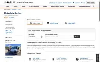 U-Haul Neighborhood Dealer of Lexington website