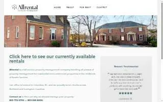Allrental property management website