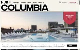Hub At Columbia website