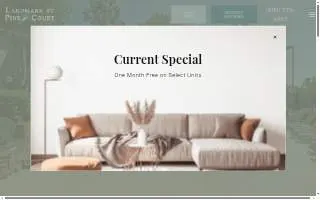Landmark at Pine Court website