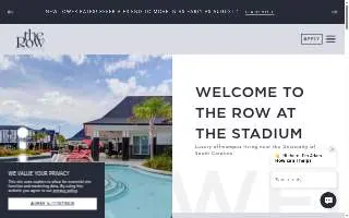 The Row At The Stadium website