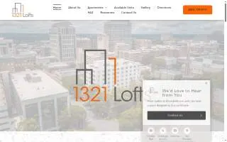 1321 Lofts website