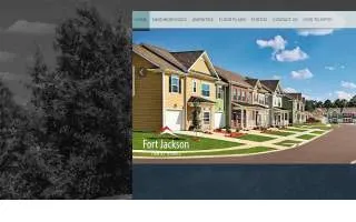 Fort Jackson Family Homes website