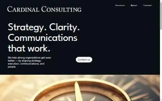 Cardinal Consulting of Columbia website