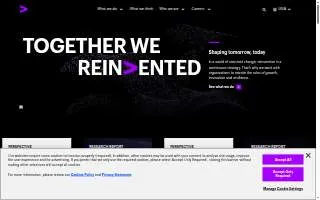 Accenture of Columbia website