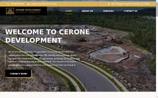 Cerone Development website