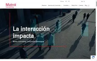 Matrix Consulting website
