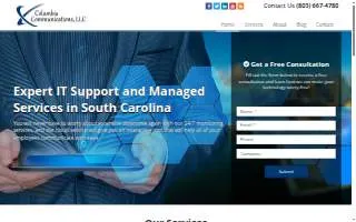 Columbia Communications LLC website