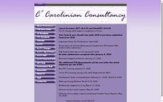 Carolinian Consultancy website