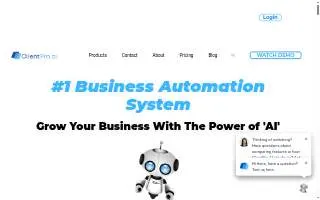 Client Pro AI website