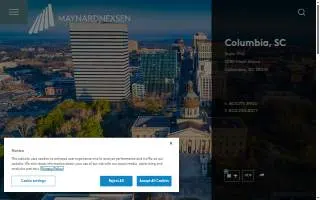 Nexsen Pruet: Manos Marcus A website