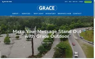 Grace Outdoor Advertising website