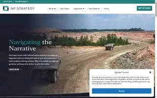 NP Strategy Columbia website