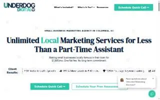 Underdog Digital website
