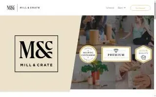 Mill & Crate website