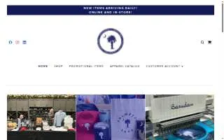 Palmetto Shop website