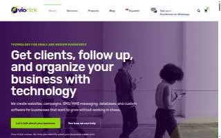 Vioclick Technology - Software, Digital Marketing website