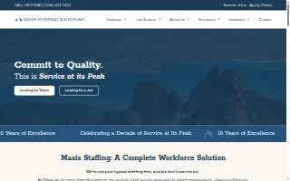 Masis Staffing Solutions of West Columbia website