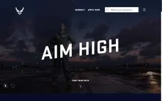 U.S. Air Force & Space Force Recruiting of Columbia website