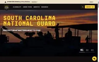 South Carolina National Guard Recruiting of Columbia website