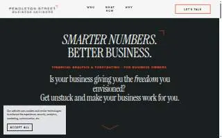 Pendleton Street Business Advisors website