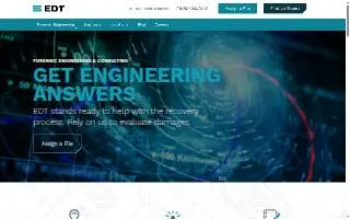 Engineering Design & Testing Corp. (EDT) - Columbia website