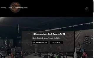 Eternal Strength Gym website