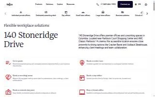 Regus of Columbia website