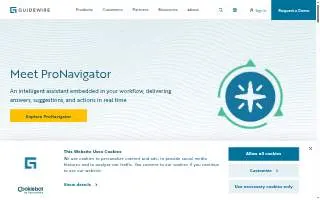 Guidewire Software, Inc. website