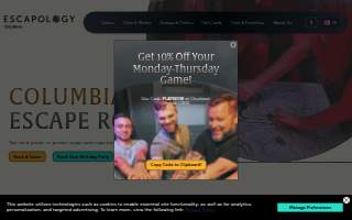 Escapology Escape Rooms Columbia (Vista)