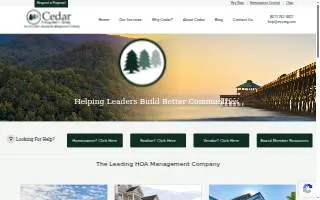 Cedar Management Group of Charlotte website