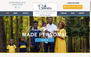 Bethea Family Dentistry website