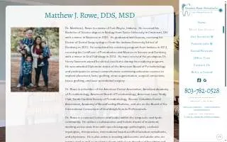Matthew Rowe website