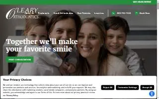 O'Leary Orthodontics - Irmo website