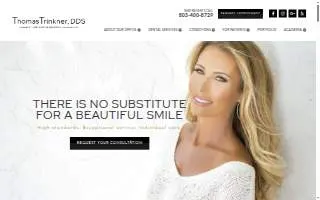 Thomas Trinkner, DDS website