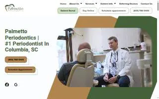Palmetto Periodontics website