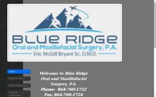 Blue Ridge Oral and Maxillofacial Surgery, P.A. website
