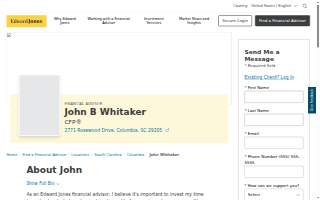 Edward Jones - Financial Advisor: John B Whitaker, CFP®