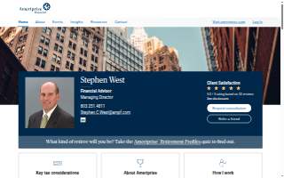 Stephen West - Financial Advisor, Ameriprise Financial Services, LLC