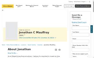 Edward Jones - Financial Advisor: Jonathan C Mauffray, CRPC™